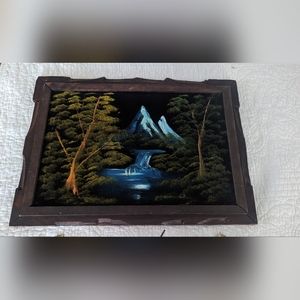 Vintage Mexican Painting on Velvet